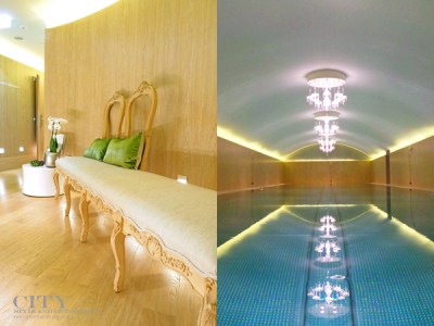 Sans Souci Wien The Spa Seating and pool