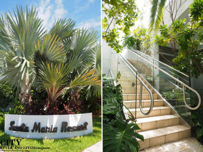 Santa-Maria-Suites-Key-West-Sign-and-Foliage