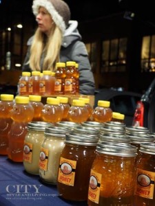 Honey For Sale at Ann Arbor Farmers Market