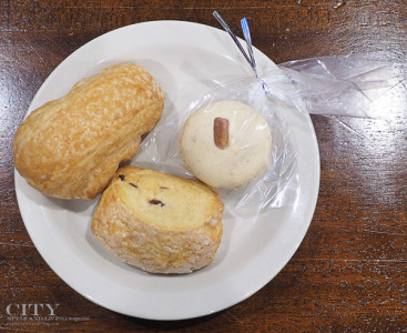 A selection of pastries at Le Quartier Baking Company.