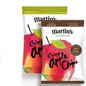martins crisipy apple chips bags