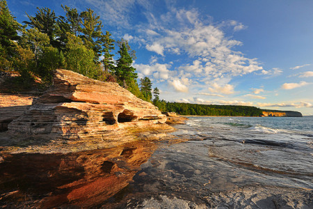 Mosquito Beach at Pictured Rocks National Lakeshore.