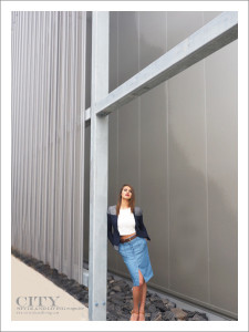 City Style and Living Magazine Fashion Editorial Telus Spark Summer 2015 Architecture Outside