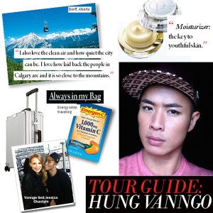 City STyle and Living Magaizne celebrity and model makeup arist Hung Van Ngo