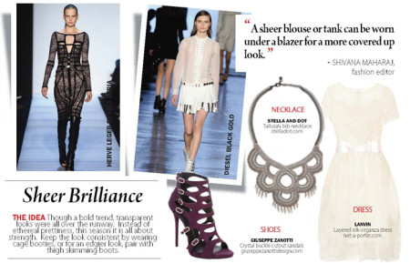 Fall 2014 fashion trends city style and living magazine sheer