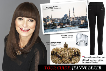 Jeanne Beker travel Q&A city style and living magazine