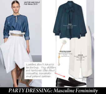 Party Dressing: Masculine Femininity