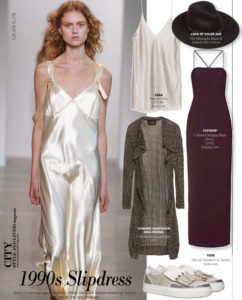 City Style and Living Magazine. 1990 silk slipdress spring 2016 fashion trends