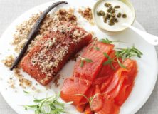 Rum and Vanilla Cured Salmon