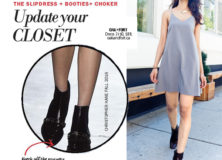 Fall 2016 Wardrobe Update Slipdress Booties Choker