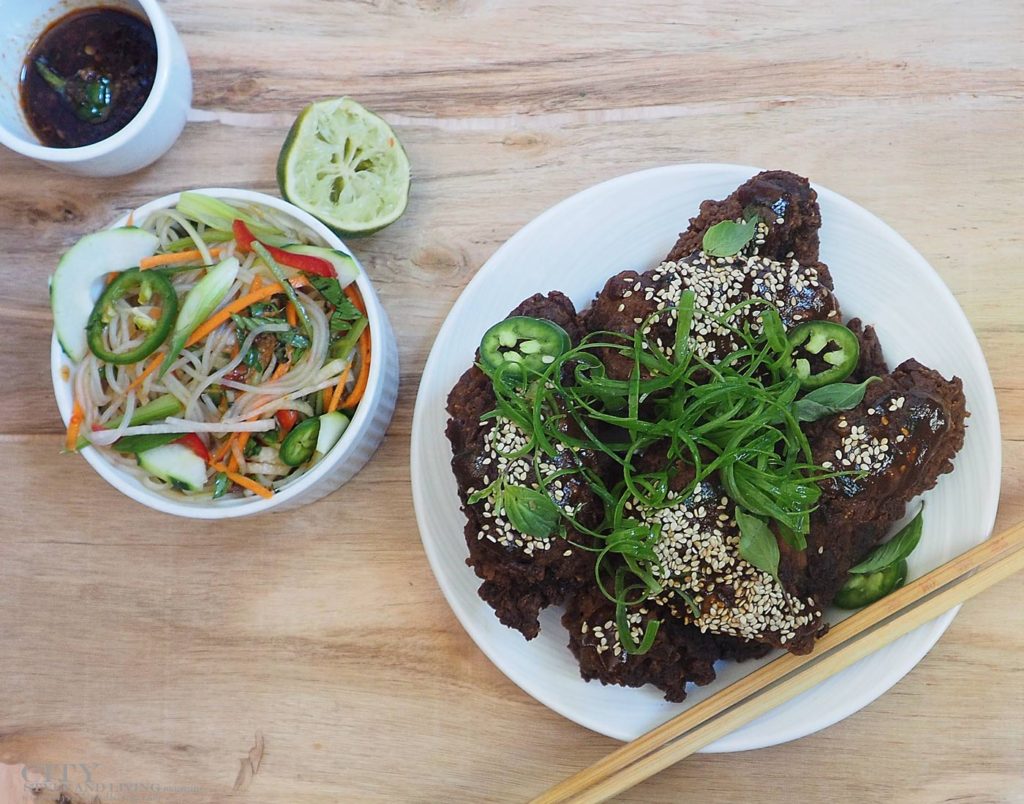 Asian Slaw and Wakame Salad