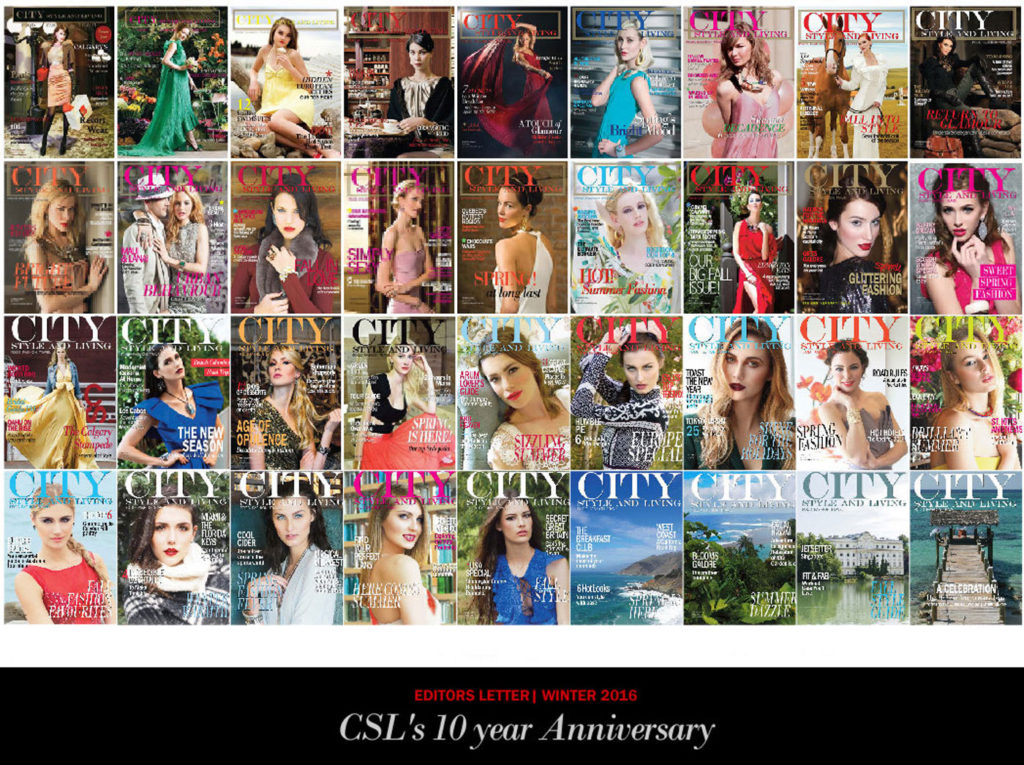 Editors Letter: Happy 10 Year Anniversary City Style and Living