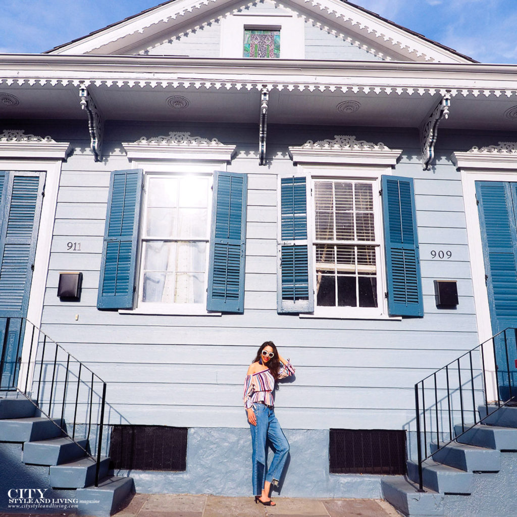 Ankle biter Jeans and Off Shoulder Stripes