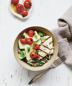 City Style and Living Magazine recipes halloumi bowl for summer