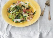 Shaved Fennel, Fava Beans, Peas, Dill & Ricotta Salata