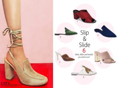 City Style and Living Magazine Mules for summer 2017