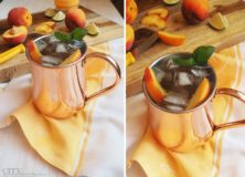 City Style and Living Magazine peach moscow mule final copper mug