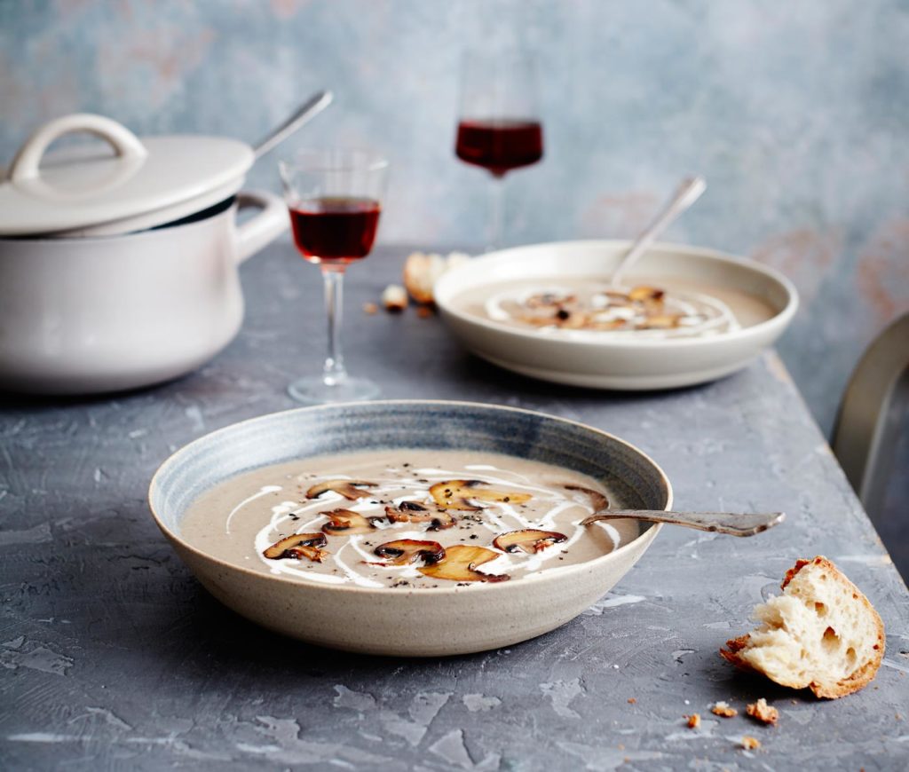 Mushroom, Mustard and Madeira Soup