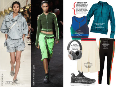 City Style and Living Magazine spring 2018 fashion trends Athleisure