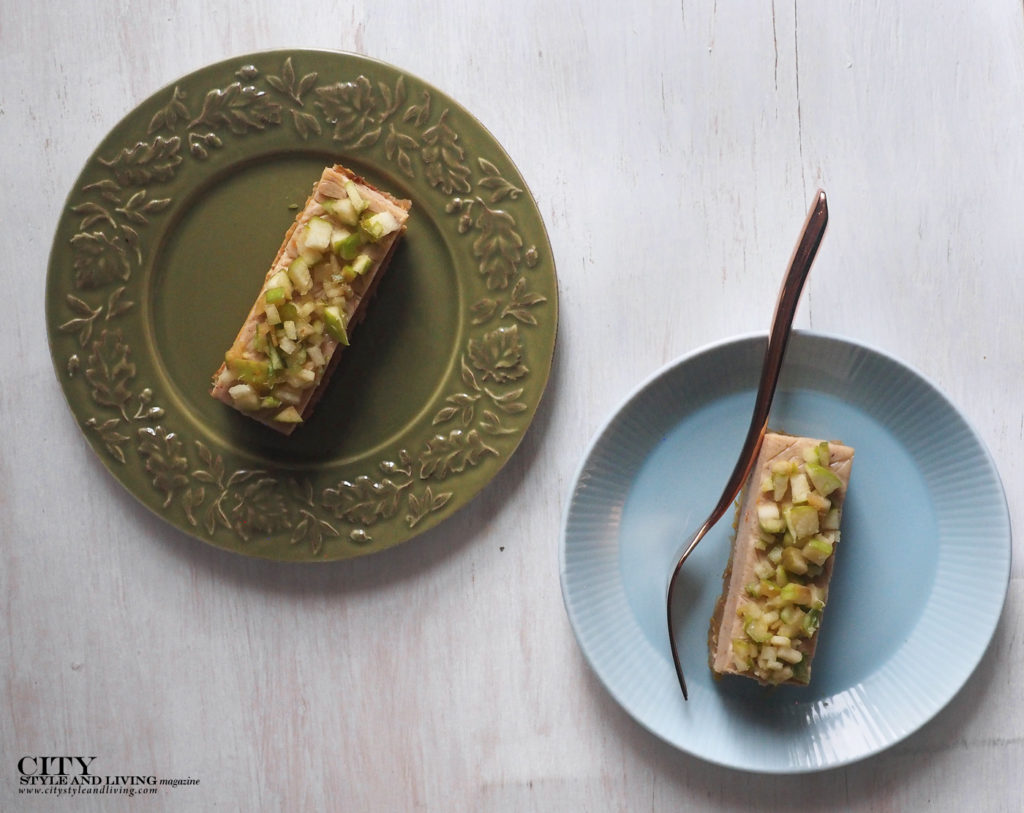 Apple and Cinnamon Crémeux Slice