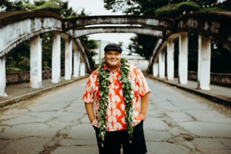 City Style and Living Magazine Spring 2019 Multi-Grammy Award Winner Kalani Pe'a portrait in hawaii