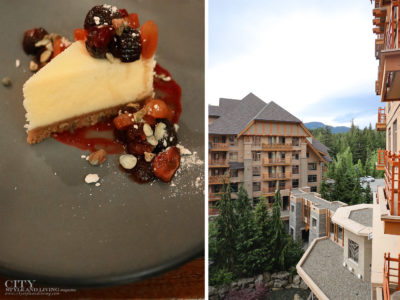 City Style and Living Magazine Summer 2019 Porsche Experience Whistler Cayenne S Four Seasons Whistler dinner and exterior
