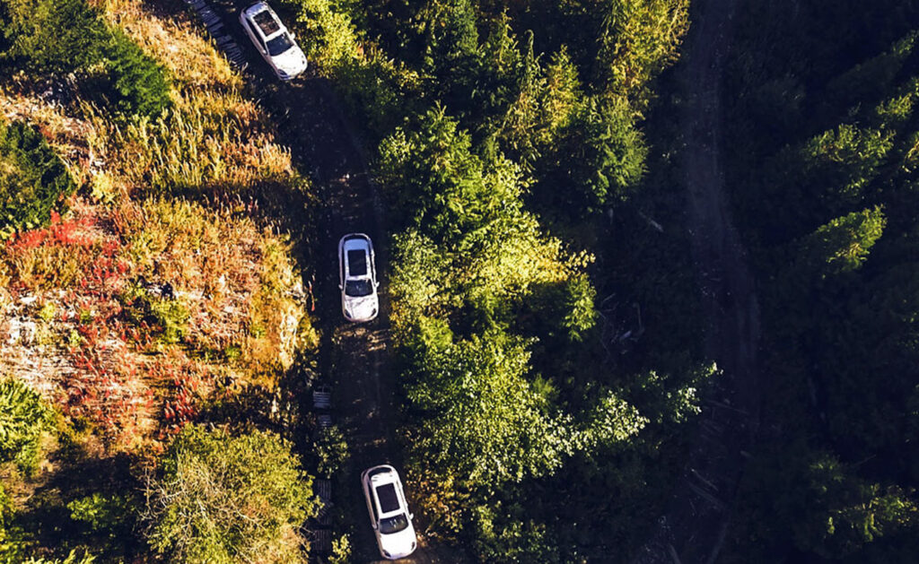 City Style and Living Porsche Off Road Experience Whistler from above