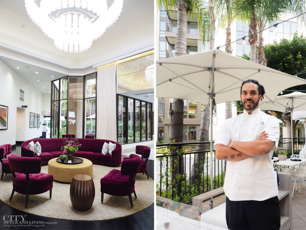 City Style and Living Magazine Summer 2019 Hotels Avenue of the Arts Costa Mesa lobby design and chef hector zamora