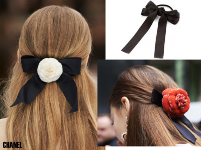 City Style and Living Magazine Beauty Fall 2019 How to Style Hair Ribbons and Scarves Chanel