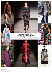City Style and Living Magazine Fashion Fall 2019 print and pattern