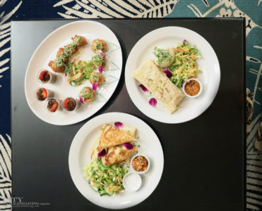City Style and Living Magazine Winter Barbados Oceans Two Resort and Residences Kailash Maharaj appetizers and wraps and quesedillas