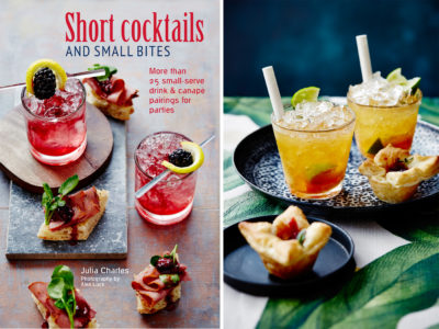 City Style and Living Magazine Winter 2019 cocktail and food recipes Clementine Caipirinha with Brie and Cranberry Sauce Puffs