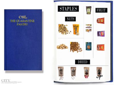 City Style and Living Magazine fall 2020 Quarantine Pantry staples, nuts, beans