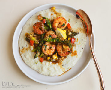 City Style and Living Spring 2022 Shrimp and Grits and Roussanne, Marsanne