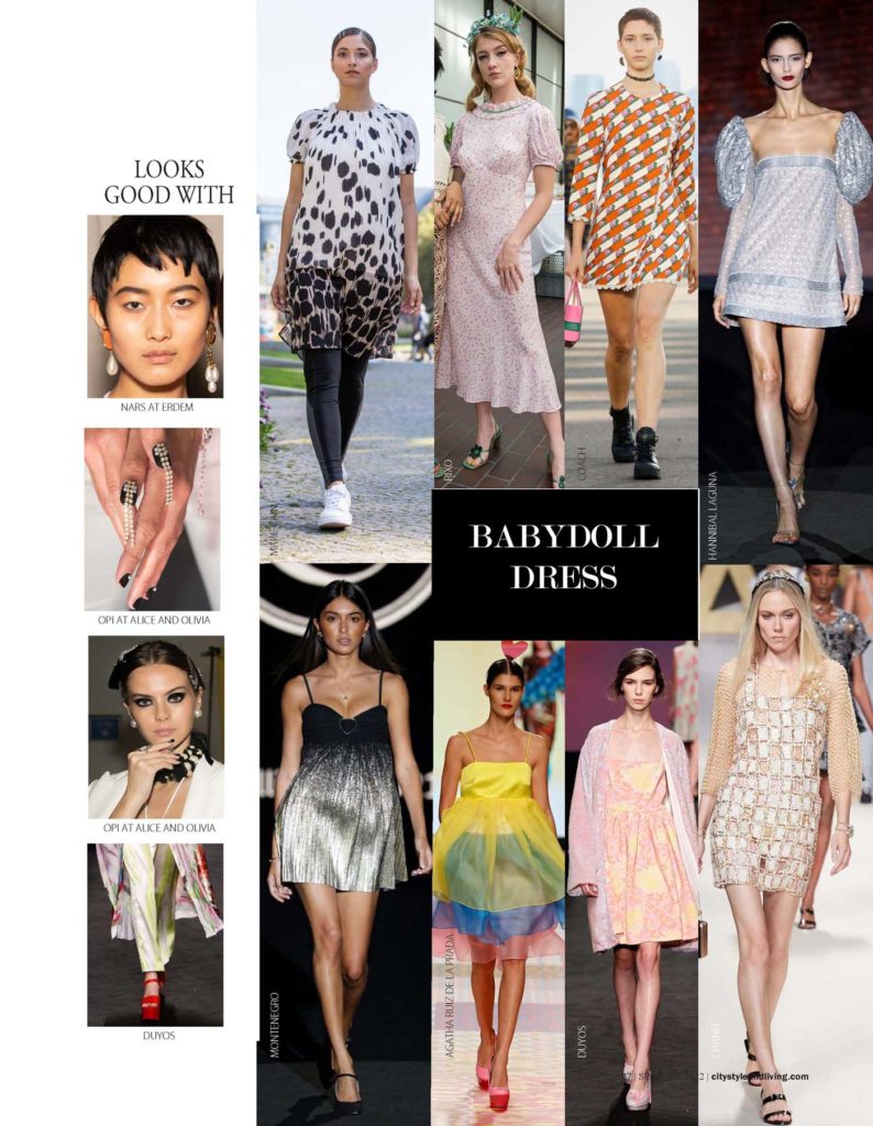 City Style and Living Summer 2022 What’s New on the Runways for Summer 2022 babydoll dresses