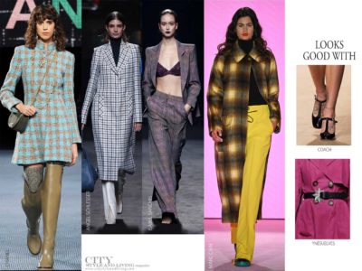 Feminine Black Tie 2.0 and More From the Fall 2022 Runways Plaid 2