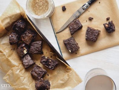 Irresistible Chewy, Dark Choc-nut Brownies