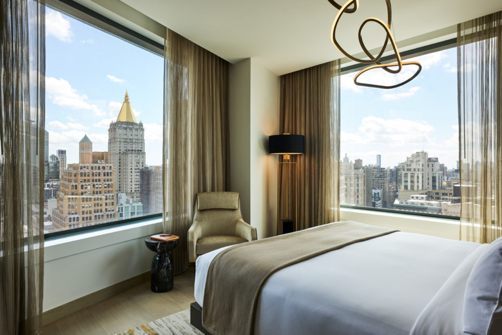 An room overlooking the city at The Ritz Carlton New York Nomad