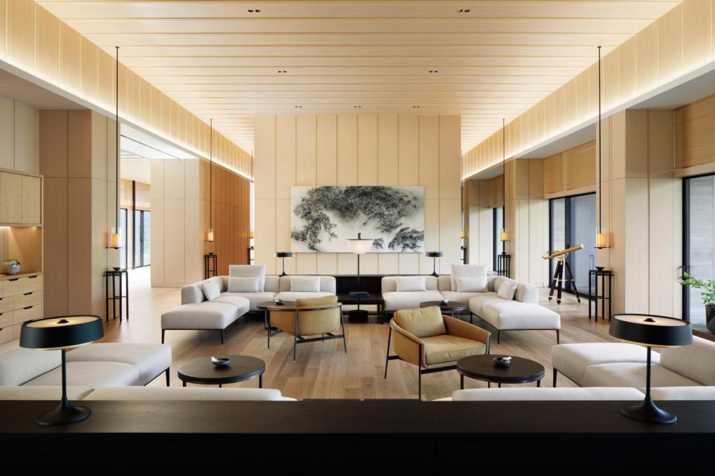 The Lobby at Ritz Carlton Nikko Japan