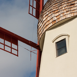 The Solvang Windmill in Santa Ynez Valley California