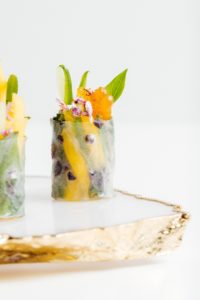 spring Rolls from Wolfgang Puck Catering for the 2023 Academy awards governers ball