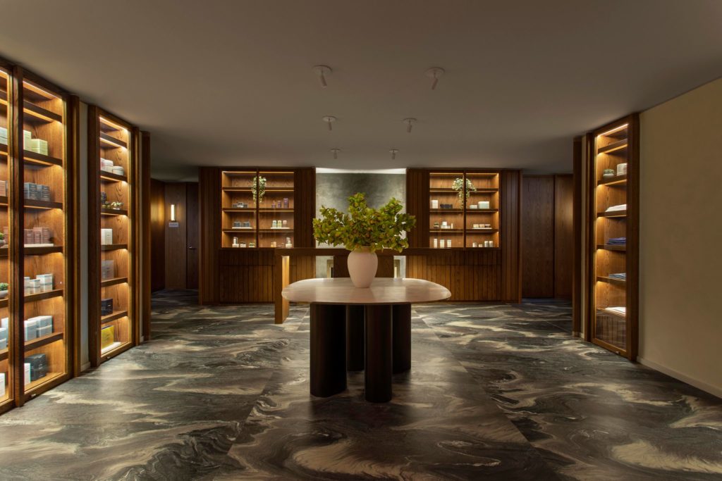 The entrance to the spa at The Ritz-Carlton New York, NoMad