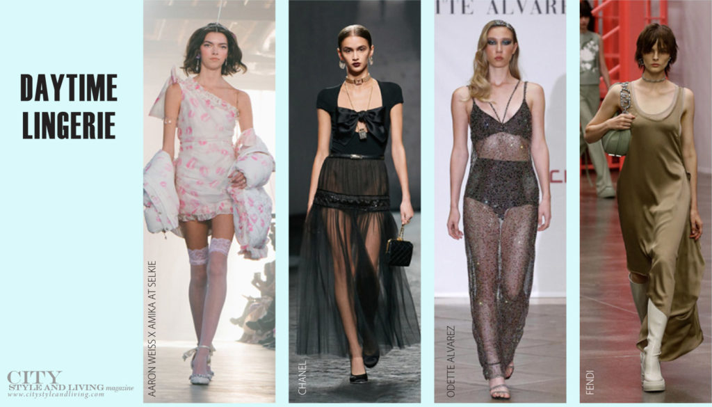 City Style and Living Spring 2023 The 7 Best Looks At The Spring 2023 Fashion shows daytime lingerie
