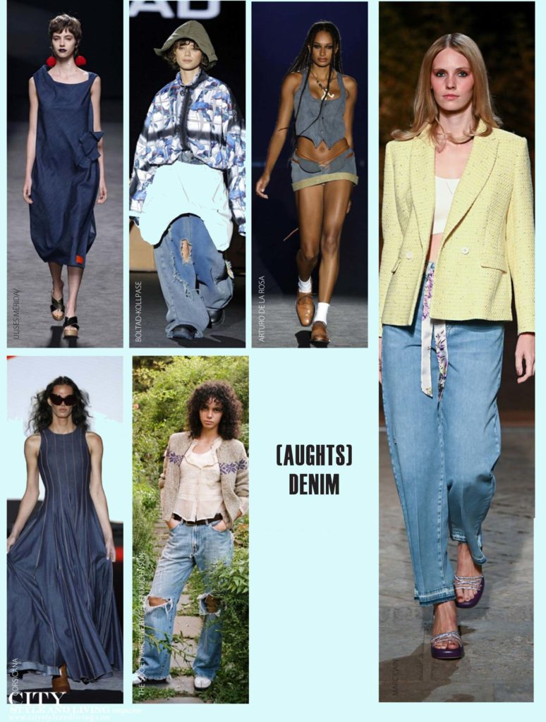 City Style and Living Spring 2023 The 7 Best Looks At The Spring 2023 Fashion shows aughts denim