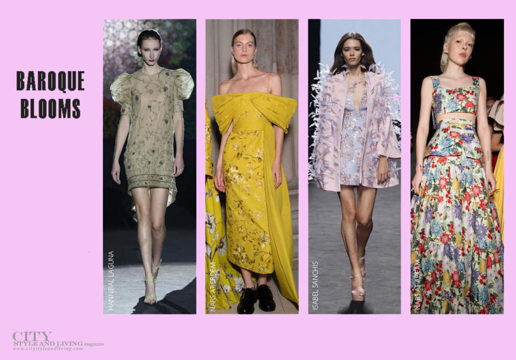 City Style and Living Summer 2023 Fashion Trends Baroque blooms