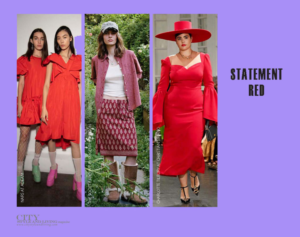 City Style and Living Summer 2023 Fashion Trends Red