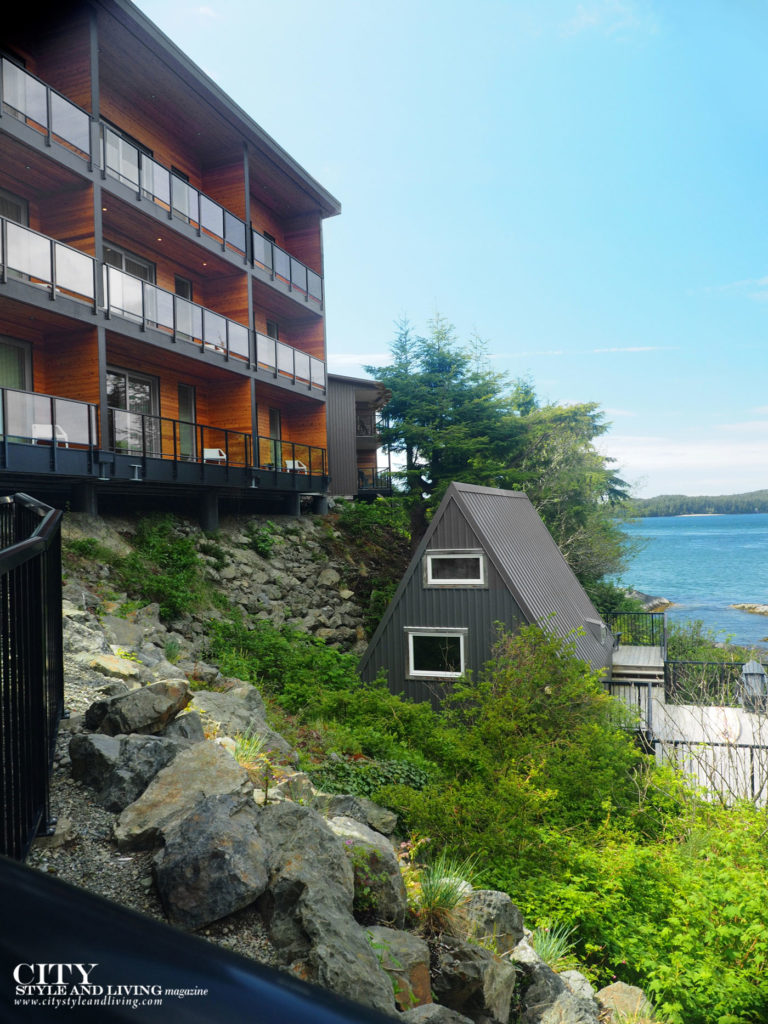 City Style and Living Fall 2023 Duffin Cove Tofino, Vancouver Island, B.C. exterior a frame cabin