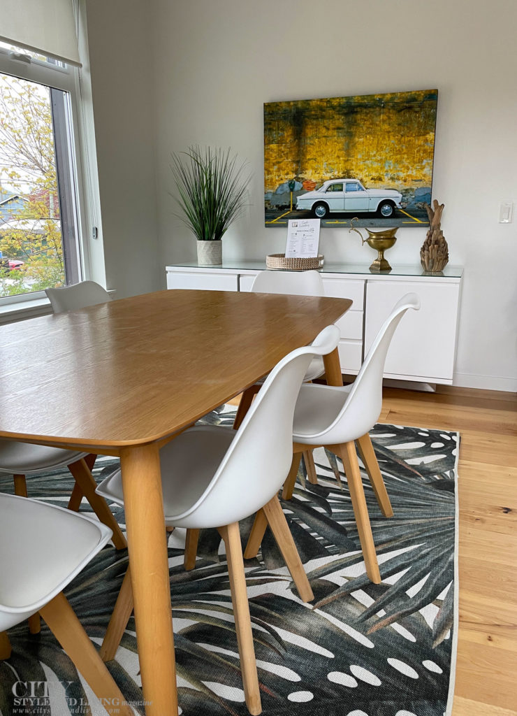 City Style and Living Fall 2023 Duffin Cove Tofino, Vancouver Island, B.C. dining table