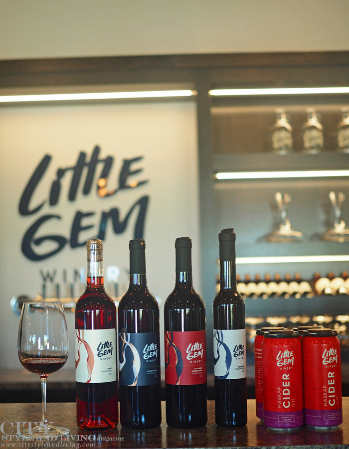 City Style and Living Winter 2023 What to See, Eat and Do on a Weekend in Lethbridge, Alberta Little Gem Winery wines and cider