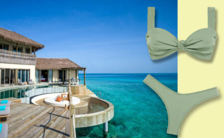 City Style and Living How to Shop Like and Editor Resort Wear Intercontinental Maldives and Montce Swimwear bikini